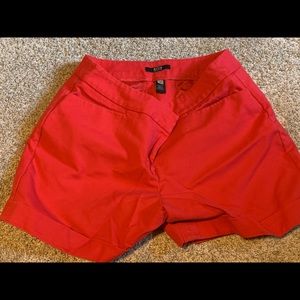 Red shorts